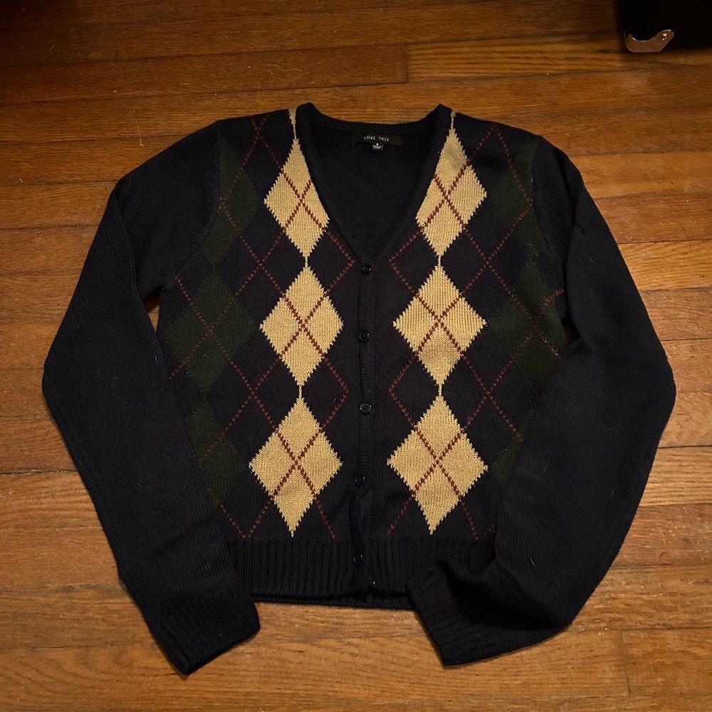 Lovetree Navy Cardigan